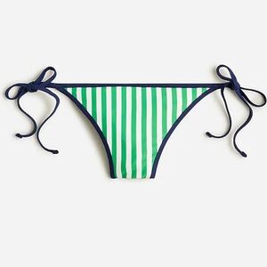 NWT 3x J Crew String Hipster Bikini Bottoms Reversible Stripe and Floral Print